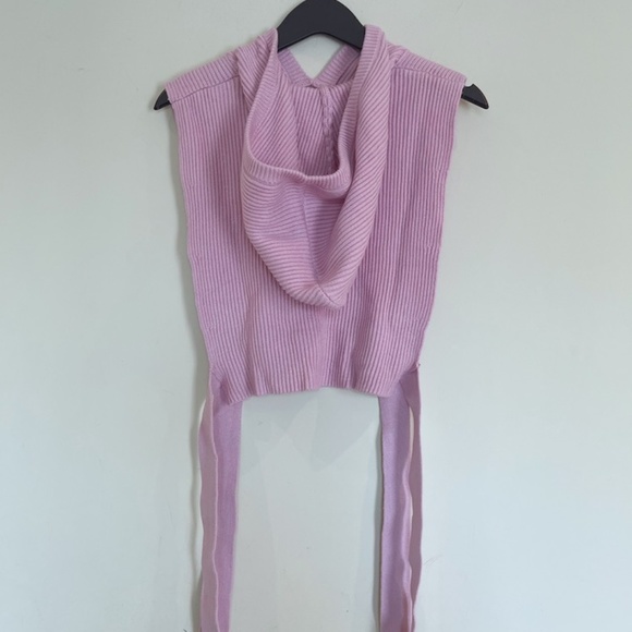 MAJE KNIT COLLAR WITH HOOD - Picture 5 of 9